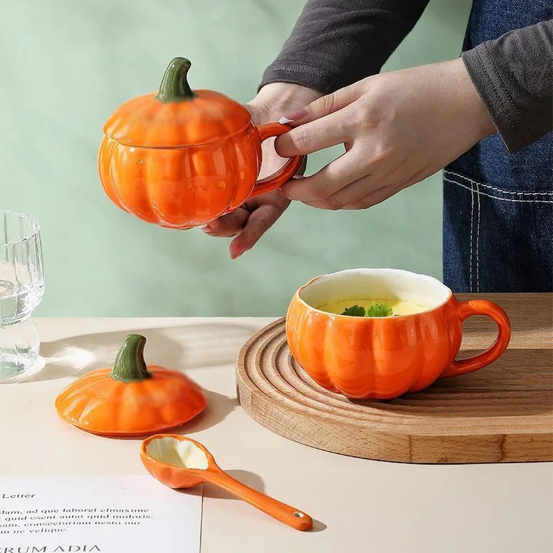Halloween Pumpkin Soup Mug