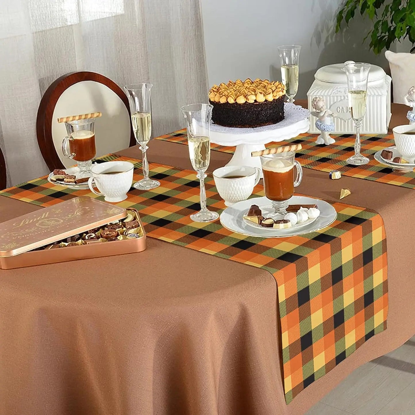 Autumn Linen Table Runner