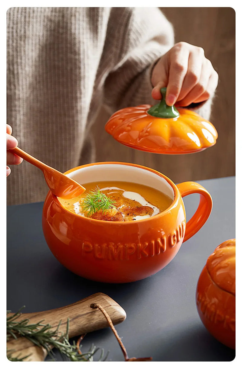 Halloween Pumpkin Soup Mug