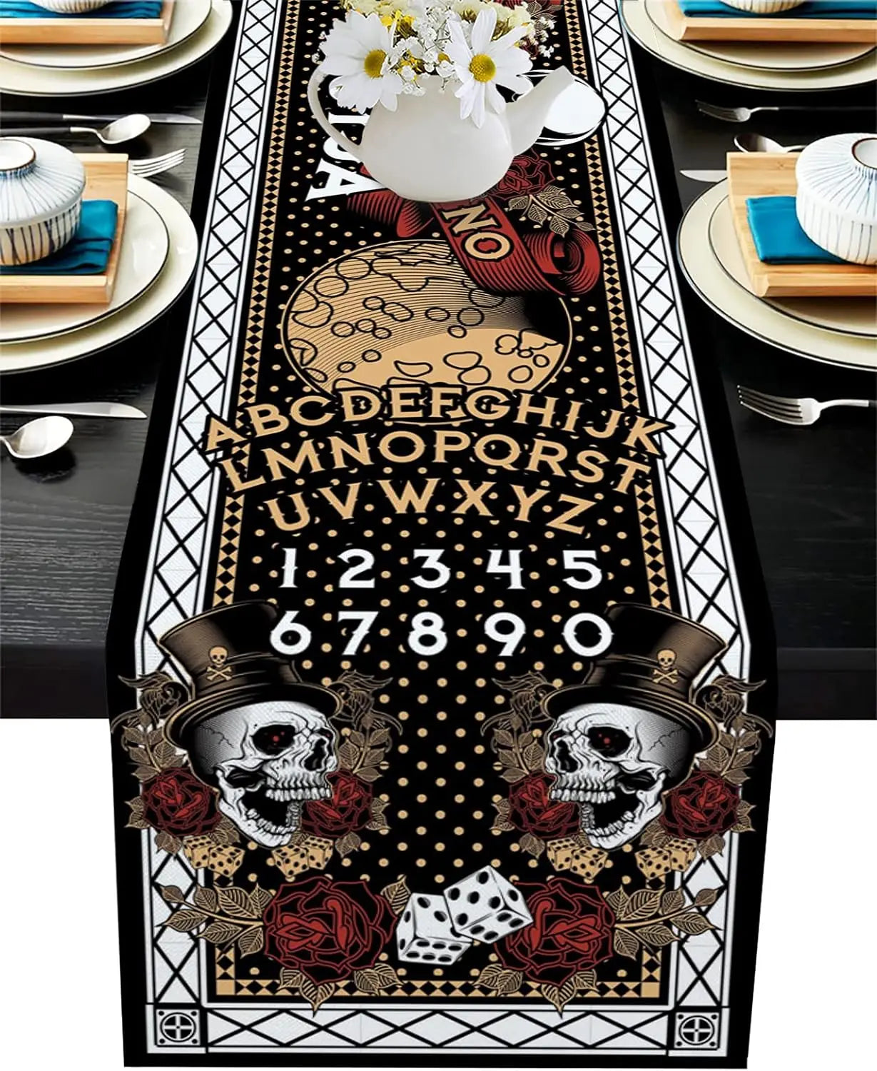 Autumn Linen Table Runner