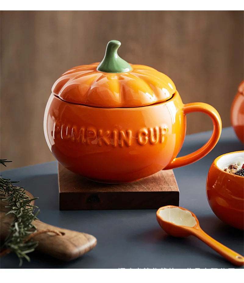 Halloween Pumpkin Soup Mug