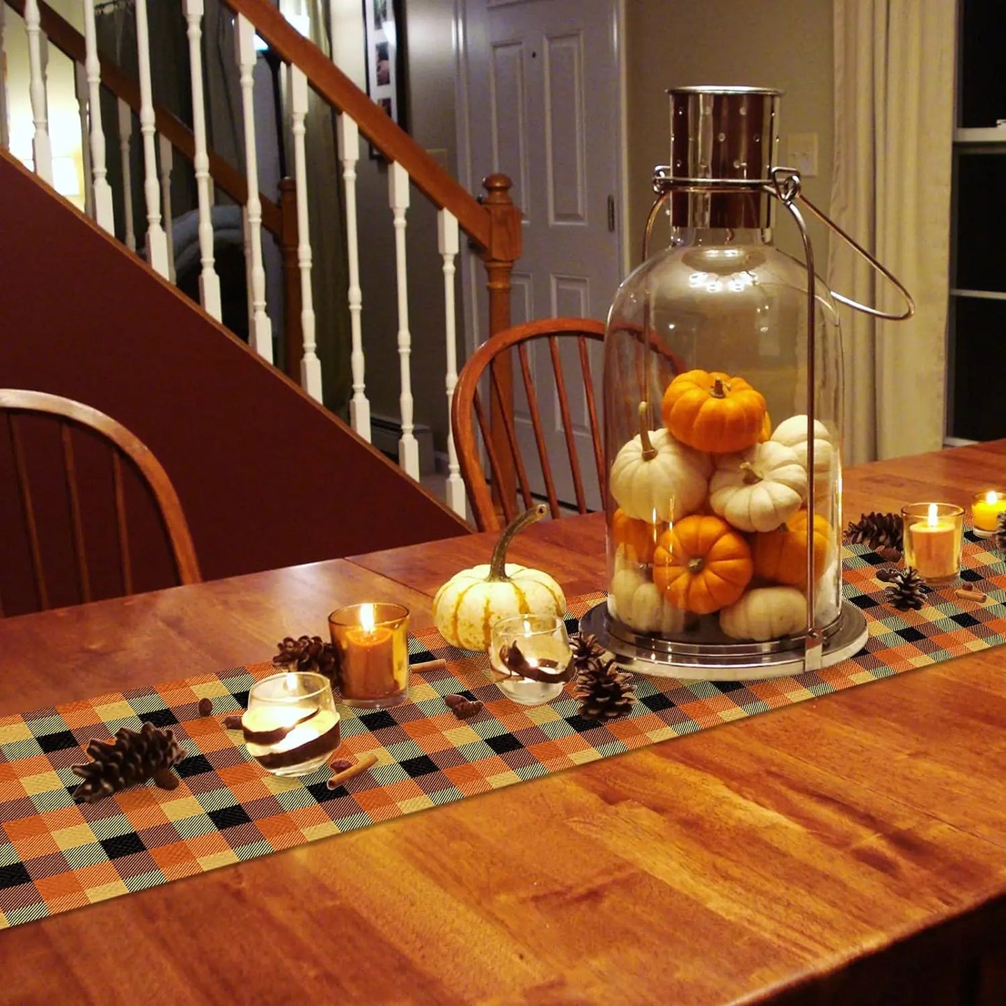 Autumn Linen Table Runner