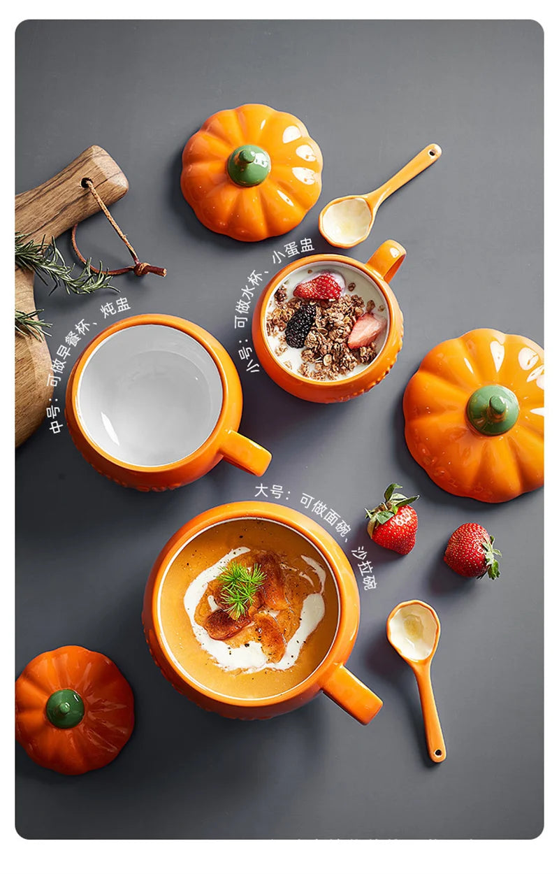 Halloween Pumpkin Soup Mug