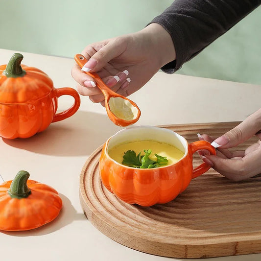 Halloween Pumpkin  Soup Mug